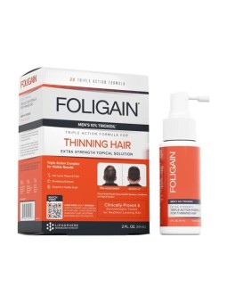 Foligain Formula a tripla azione per capelli diradati uomo 59ml Foligain www.essenzetotalstyle.com 