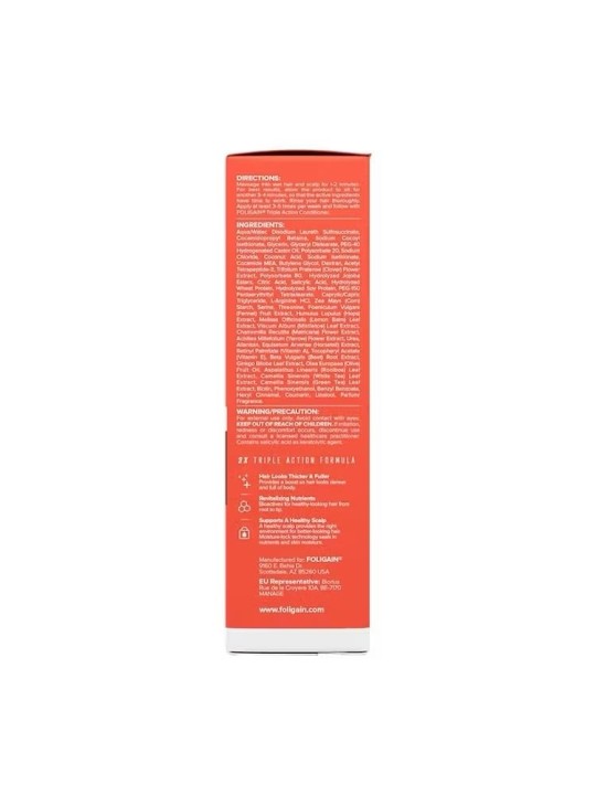 Foligain Shampoo da uomo a tripla azione uomo 236ml Foligain www.essenzetotalstyle.com 