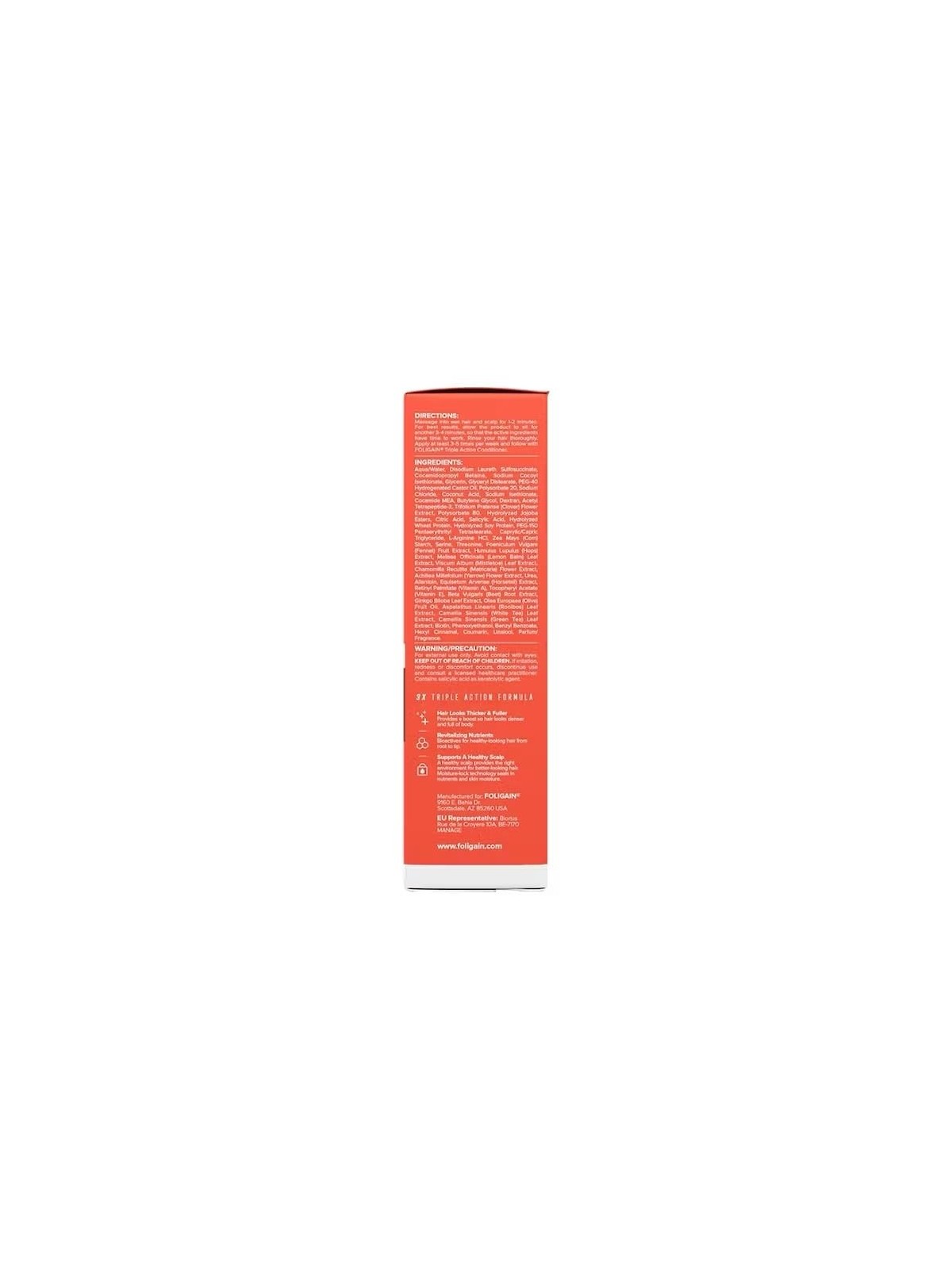 Foligain Shampoo da uomo a tripla azione uomo 236ml Foligain www.essenzetotalstyle.com 