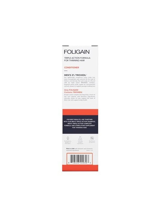 Foligain Balsamo Tripla Azione Uomo 236ml uomo Foligain www.essenzetotalstyle.com 