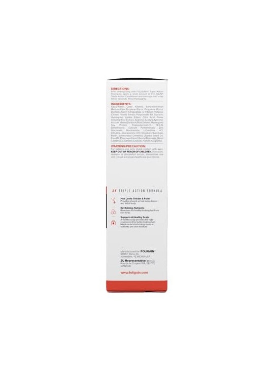 Foligain Balsamo Tripla Azione Uomo 236ml uomo Foligain www.essenzetotalstyle.com 