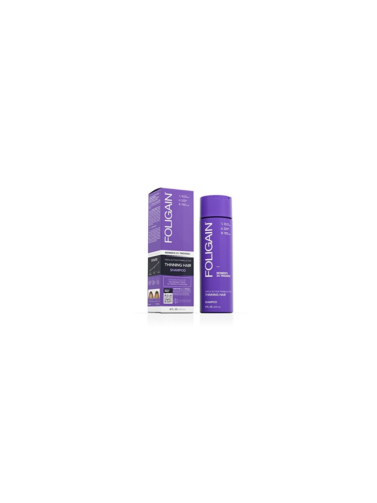 Foligain Shampoo da donna a tripla azione 236ml
