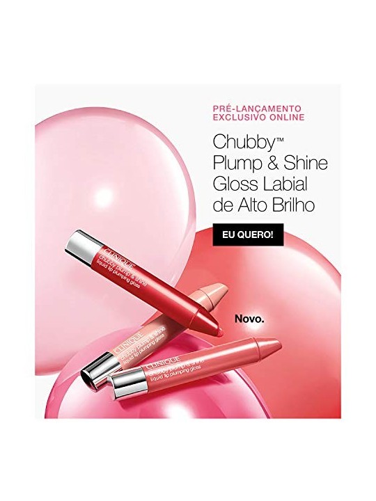 Clinique Chubby Plump Shine Lucidalabbra Volumizzante 07 Goliath Grape 39 g donna