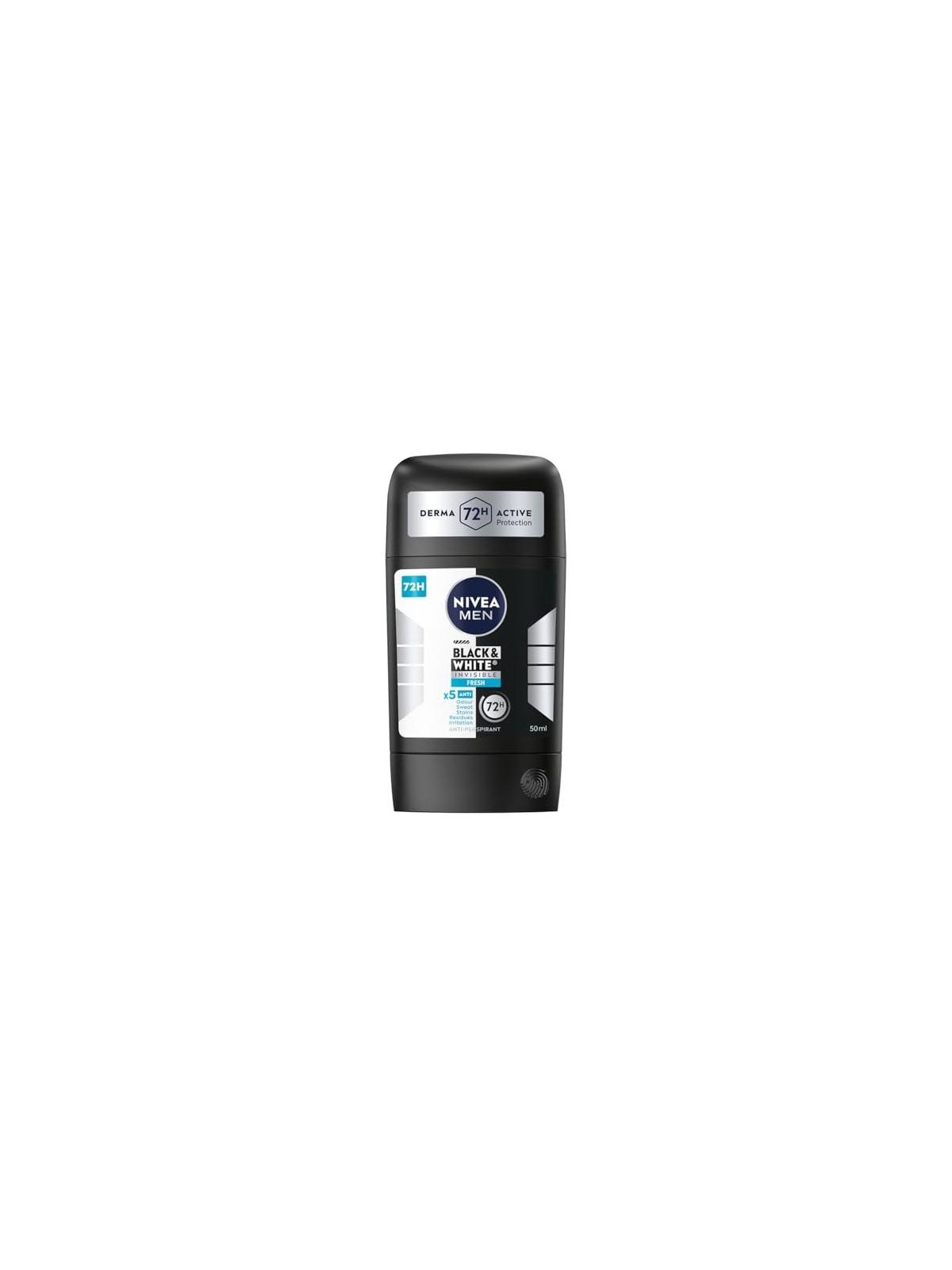 NIVEA Men BlackWhite Invisible Fresh stick antitraspirante 50ml