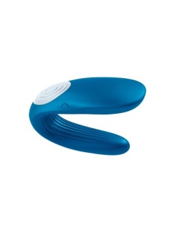 SATISFYER DOUBLE WHALE VIBRATORE BLU 1UN
