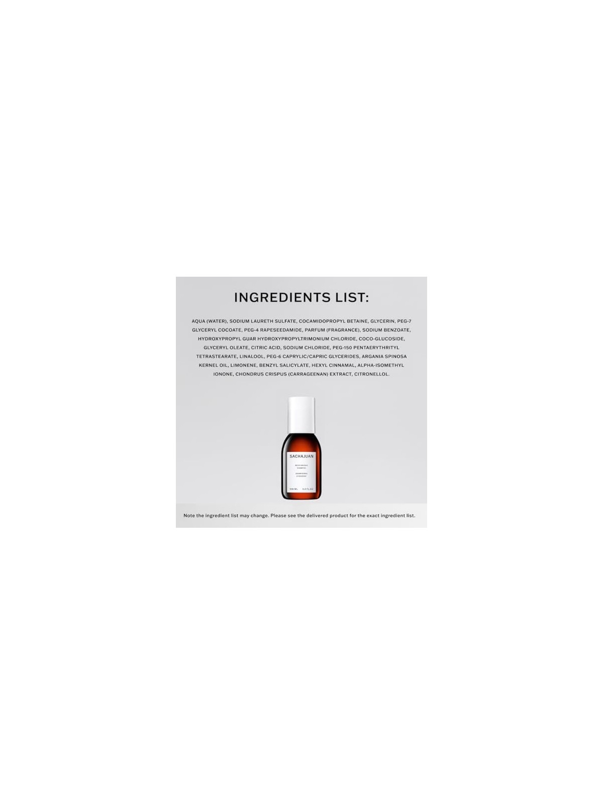Shampoo idratante Sachajuan 100ml