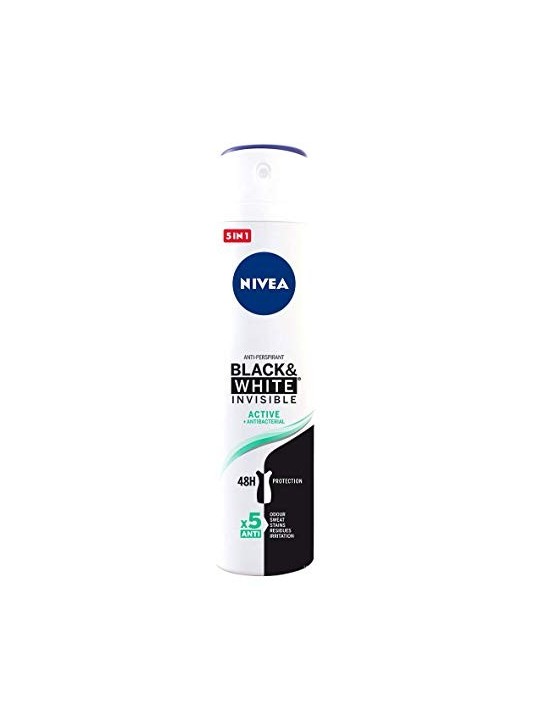Nivea BLACK and WHITE INVISIBLE ACTIVE deodorante spray