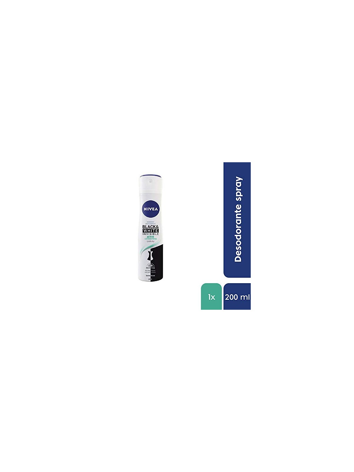 Nivea BLACK and WHITE INVISIBLE ACTIVE deodorante spray