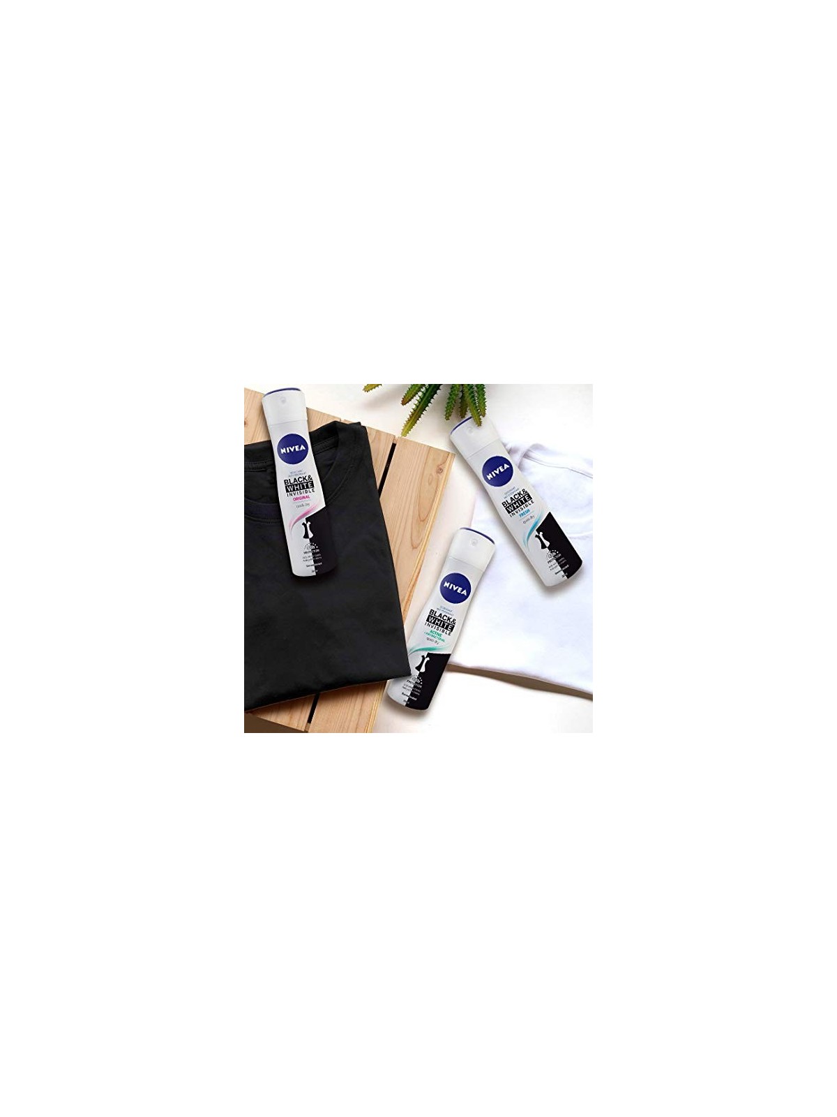 Nivea BLACK and WHITE INVISIBLE ACTIVE deodorante spray