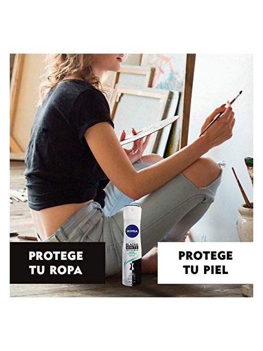 Nivea BLACK and WHITE INVISIBLE ACTIVE deodorante spray