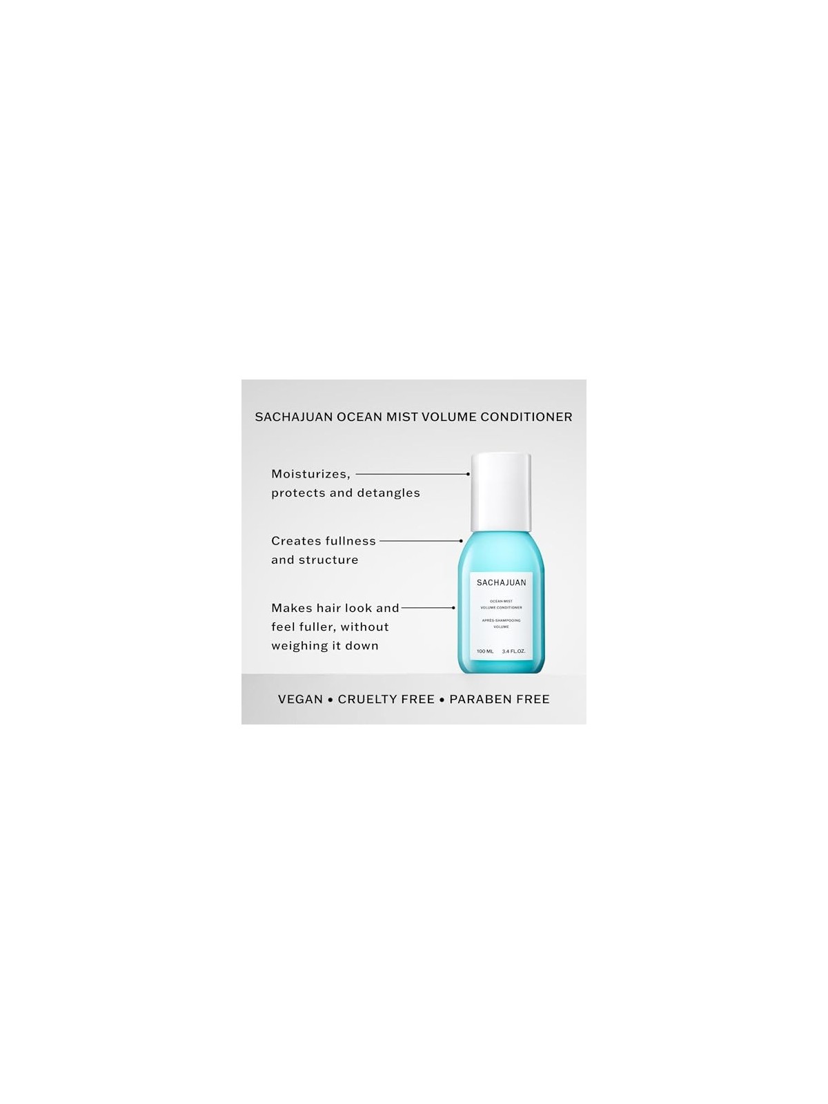 Balsamo Volume Ocean Mist per capelli fini donna 100ml