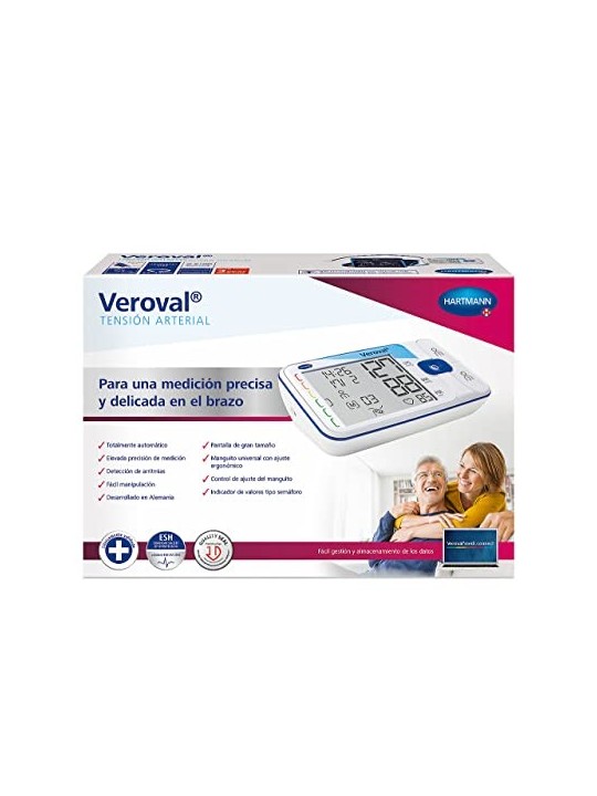 Misuratore di Pressione Hartmann Veroval per Braccio Superiore 1 Unit Unisex
