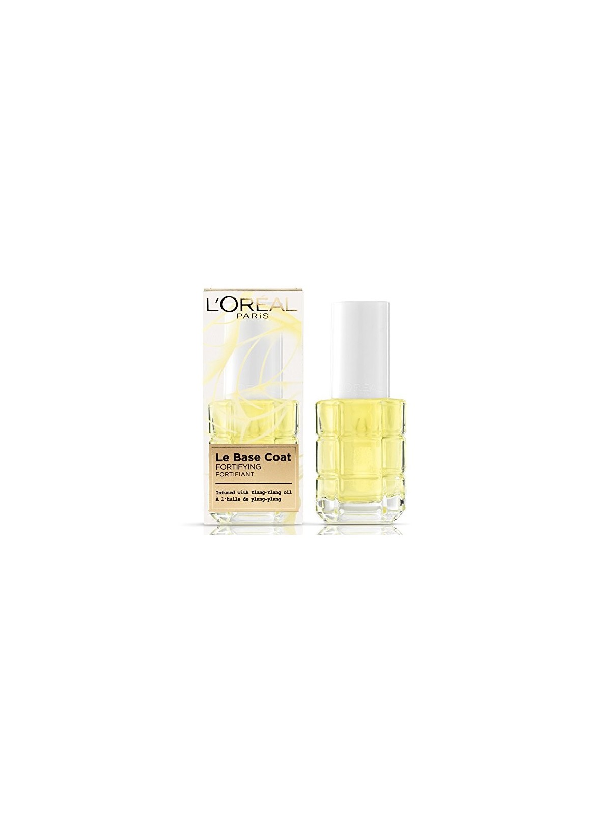 LOreal Paris Le Base Coat Olio Essenziale di Ylang Ylang Fortificante per Unghie 135ml donna