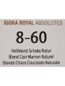Schwarzkopf IGORA ROYAL ABSOLUTES 860 Biondo Chiaro Castano Naturale 60ml Unisex