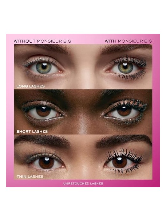 Lancome Monsieur Big Mascara donna 10ml Numero 01 Big is the New Black