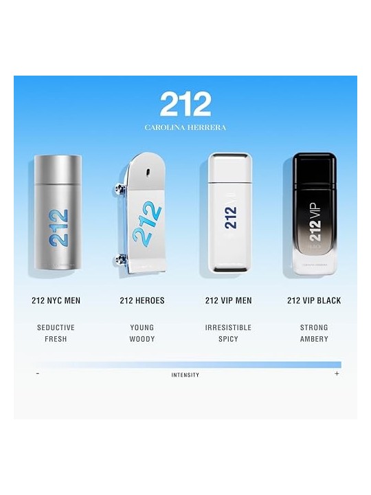 Carolina Herrera 212 Uomini VIP Eau de Toilette Uomo 50ml