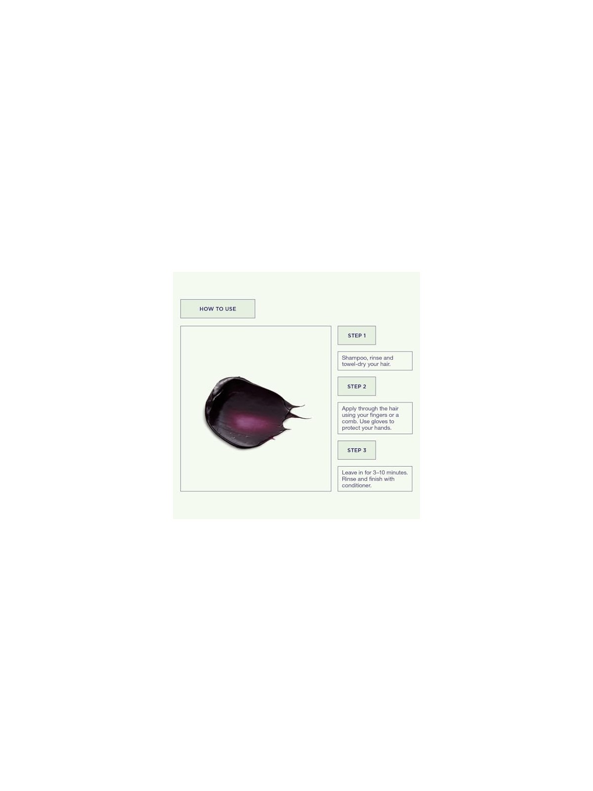 Maschera nutriente senza pigmenti di colore