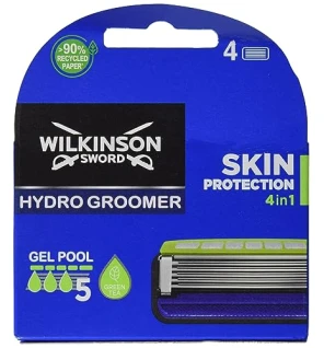 Sword Hydro5 Groomer 4in1 Lamette di ricambio per rasoio 4 pezzi
