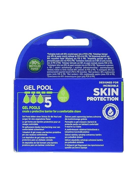Sword Hydro5 Groomer 4in1 Lamette di ricambio per rasoio 4 pezzi