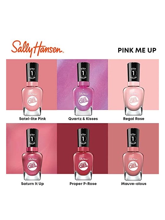 Sally Hansen Miracle Gel Smalto per Unghie 14 7 ml 256 Proper Prose donna