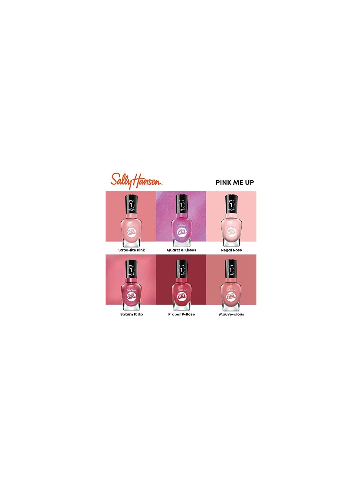 Sally Hansen Miracle Gel Smalto per Unghie 14 7 ml 256 Proper Prose donna