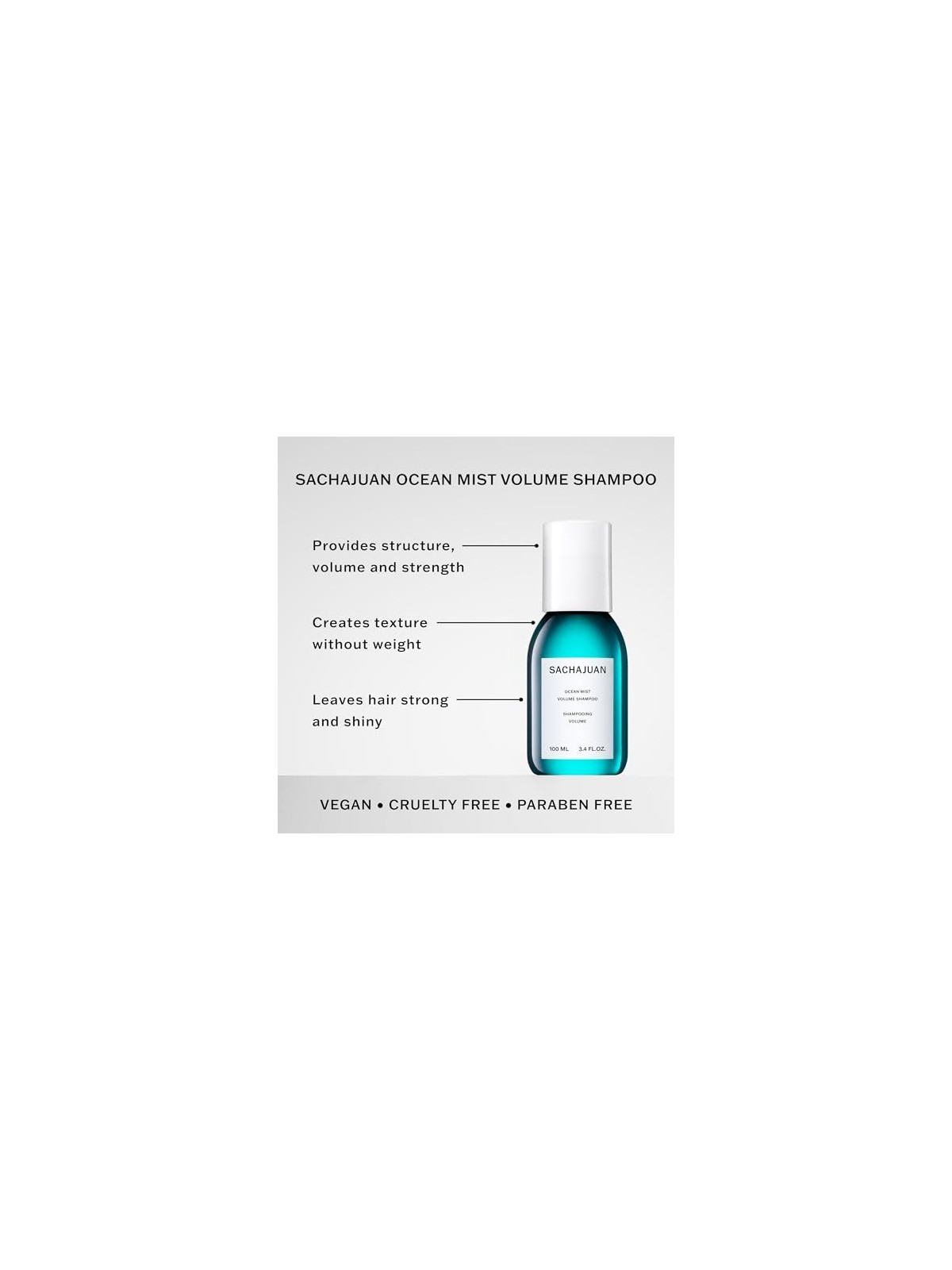 Shampoo volumizzante Sachajuan Ocean Mist Volume 100ml