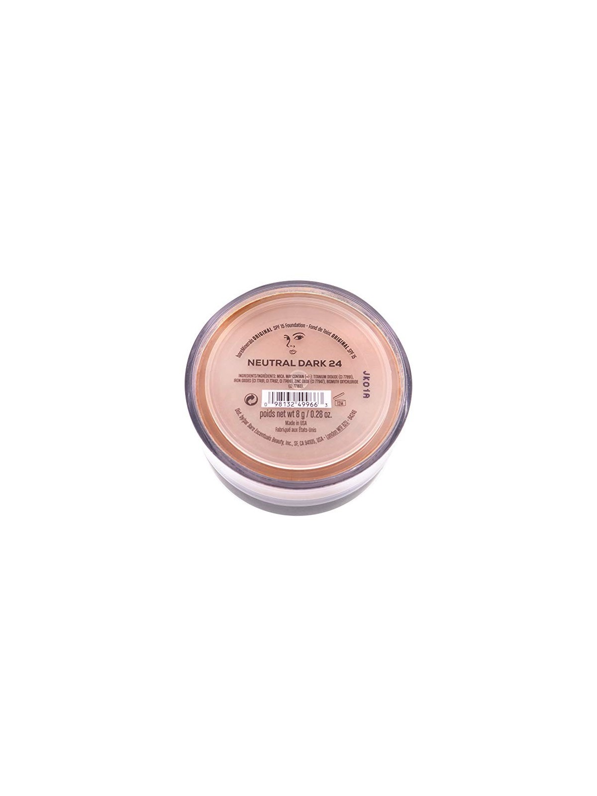 Bare Minerals ORIGINAL Fondazione SPF15 24Neutro Scuro Donna