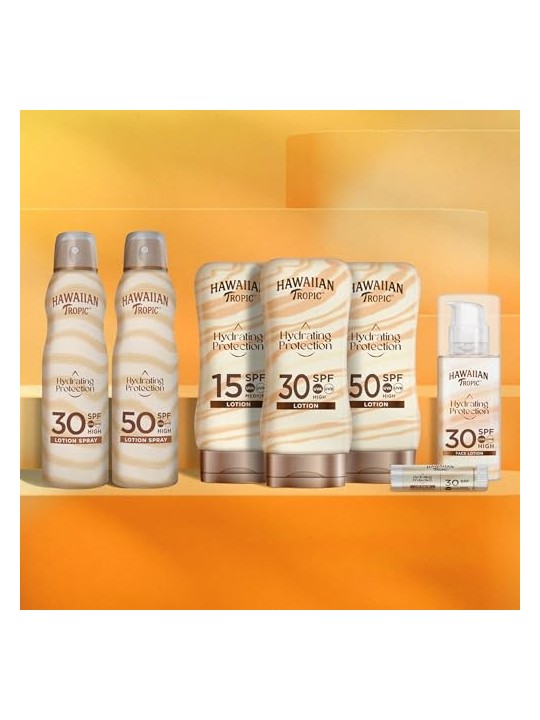 Hawaiian Tropic Silk Hydration Air Soft Viso SPF30 Lozione Solare 50ml Unisex
