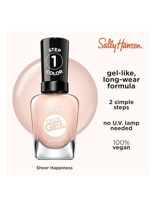 Sally Hansen MIRACLE GEL 187felicita pura donna