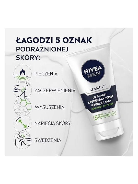 NIVEA Men Sensitive crema idratante lenitiva 75ml