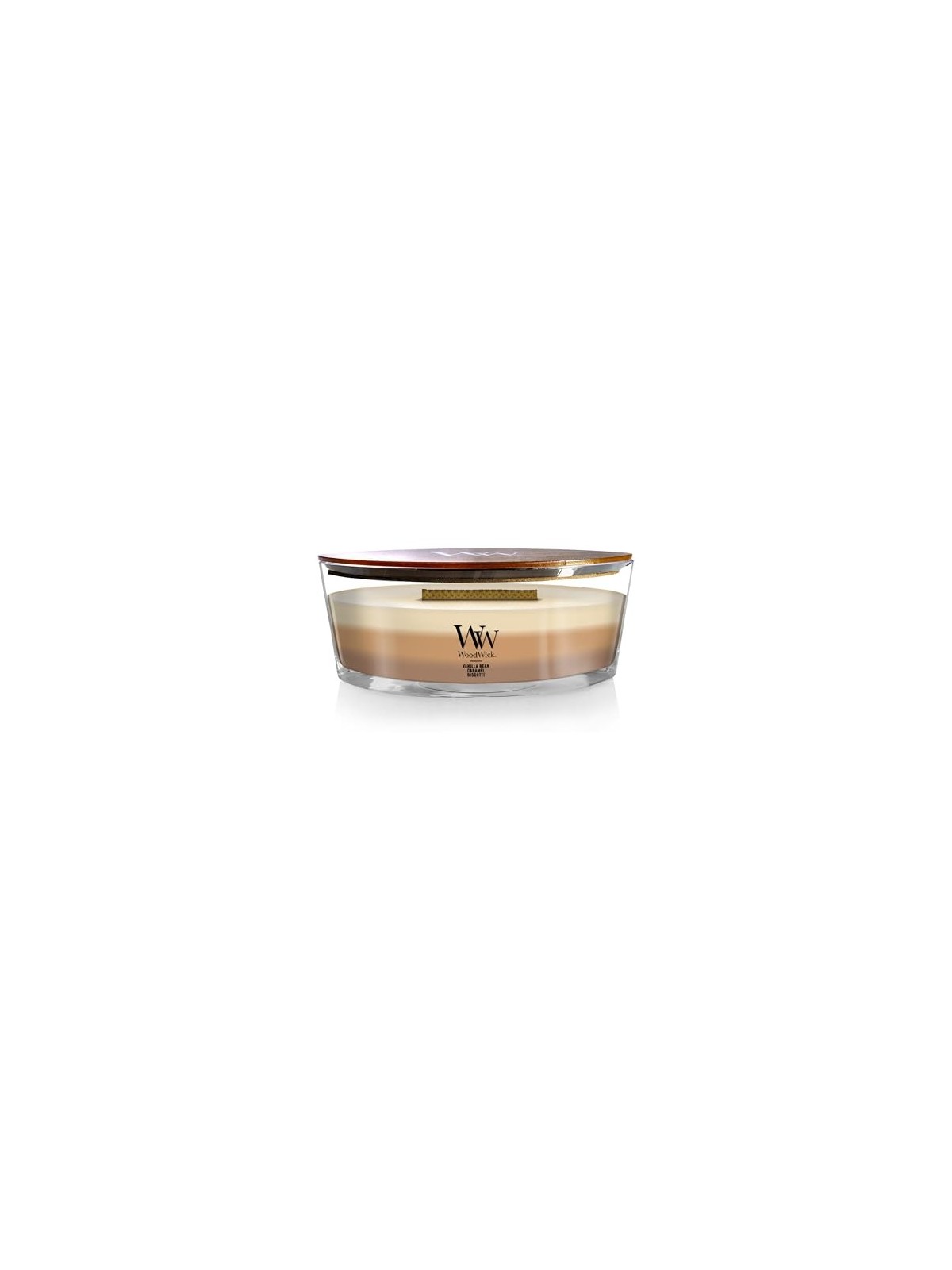 WoodWick Cafe Dolci Trilogy Nave dessert al caff Candela profumata 4536g