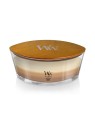 WoodWick Cafe Dolci Trilogy Nave dessert al caff Candela profumata 4536g