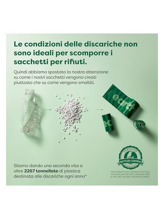 Earth Rated ROLLOS sacchetto per animali domestici ricambio lavanda 21 x 15 unit unisex