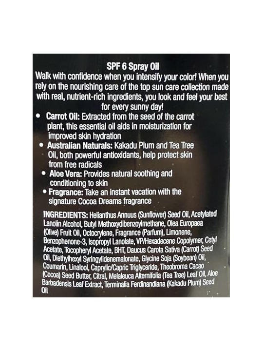 Australian Gold Carrot Spray Oil Sunscreen SPF6 237ml