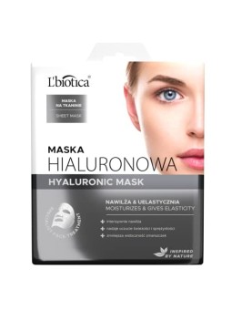 Maschera viso ialuronica in lenzuolo