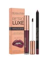 Set Makeup Revolution Rossetto Liquido Metallico Retro Luxe Worth It 55ml e Matita Labbra Retro Luxe Worth It 1g donna
