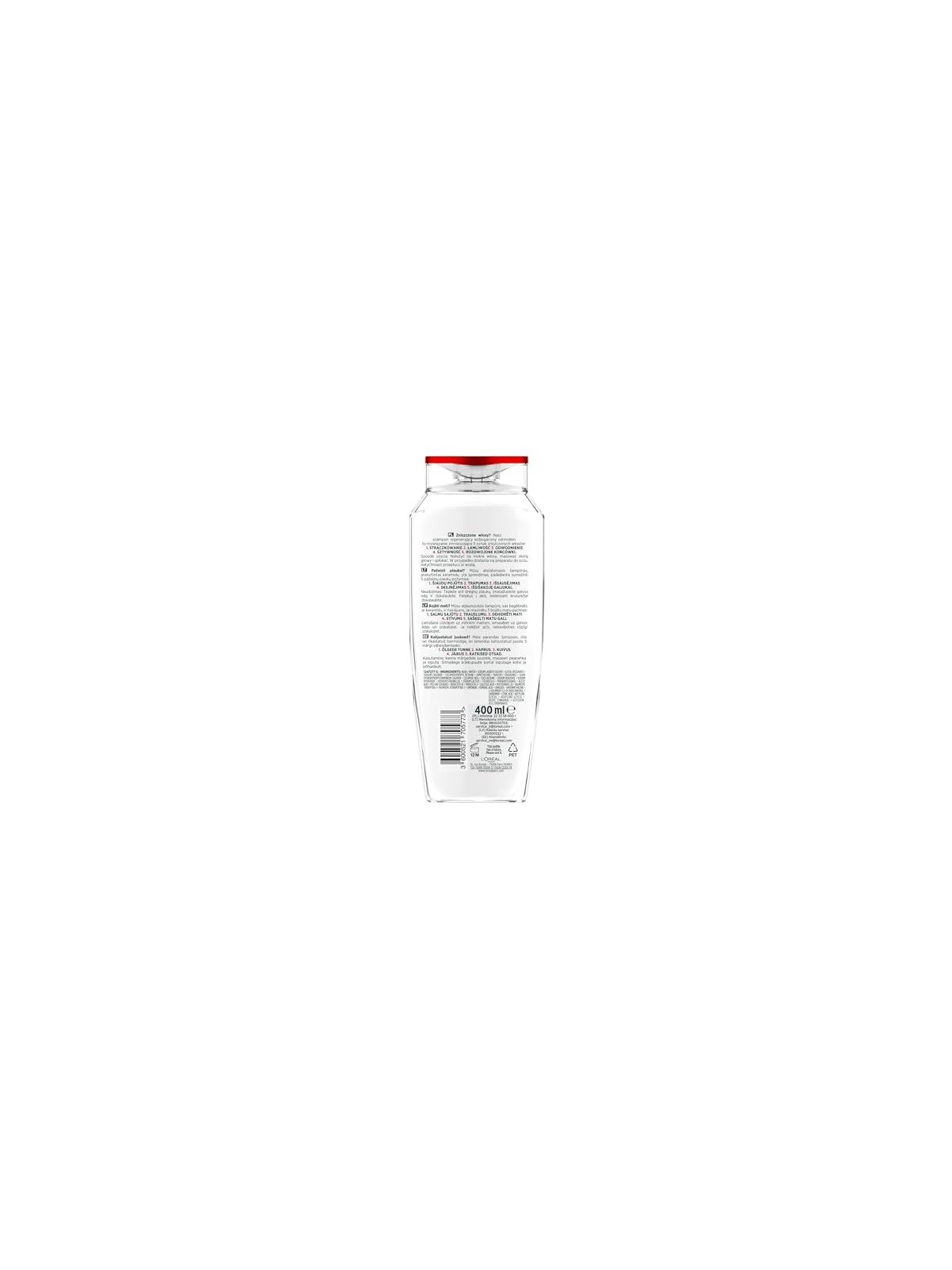 LOREAL Elseve Total Repair shampoo riempitivo 400ml