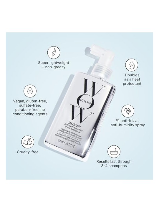 Spray Lisciante Capelli Donna 200ml: Effetto Supernatural, Dream Coat di Color Wow