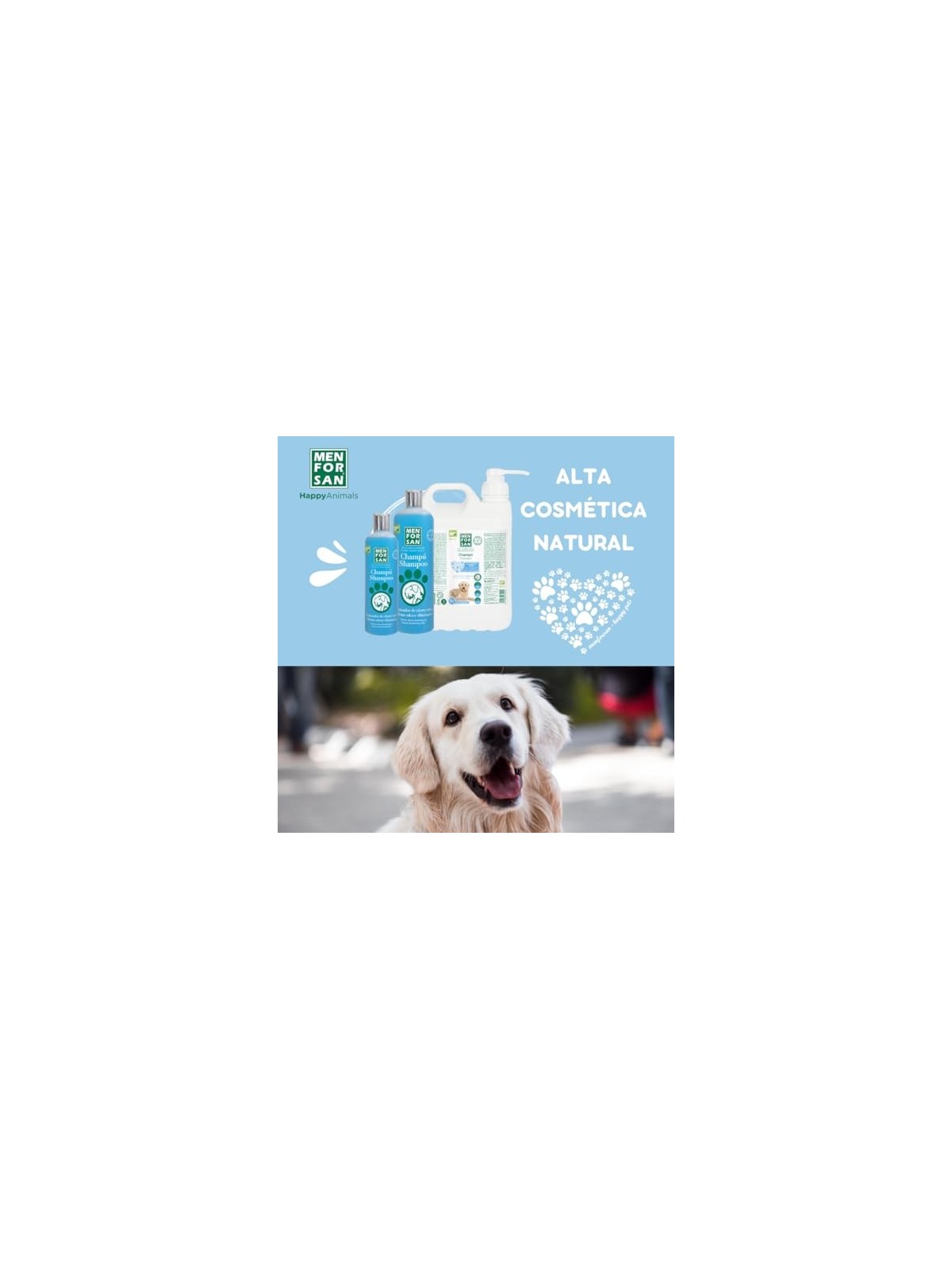 Shampoo PERRO eliminador de olores talco 300ml unisex