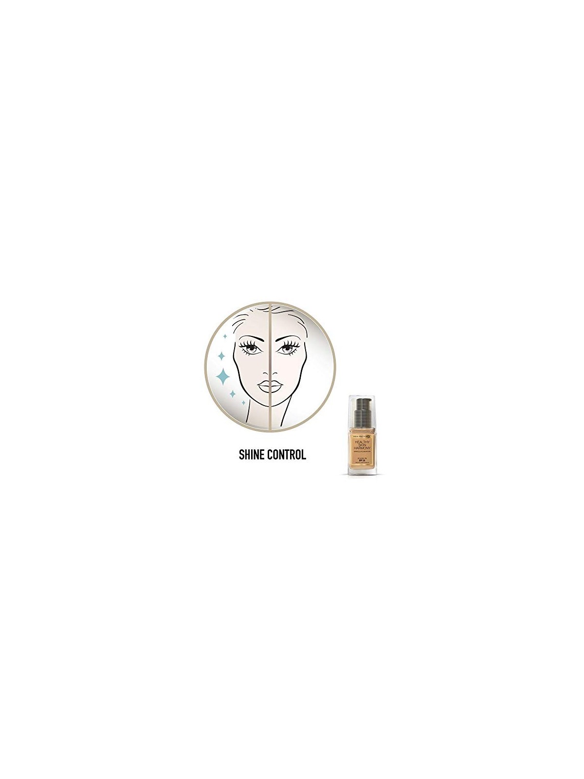 Max Factor Healthy Skin Harmony Fondotinta Liquido 75 Dorato SPF 20 30ml