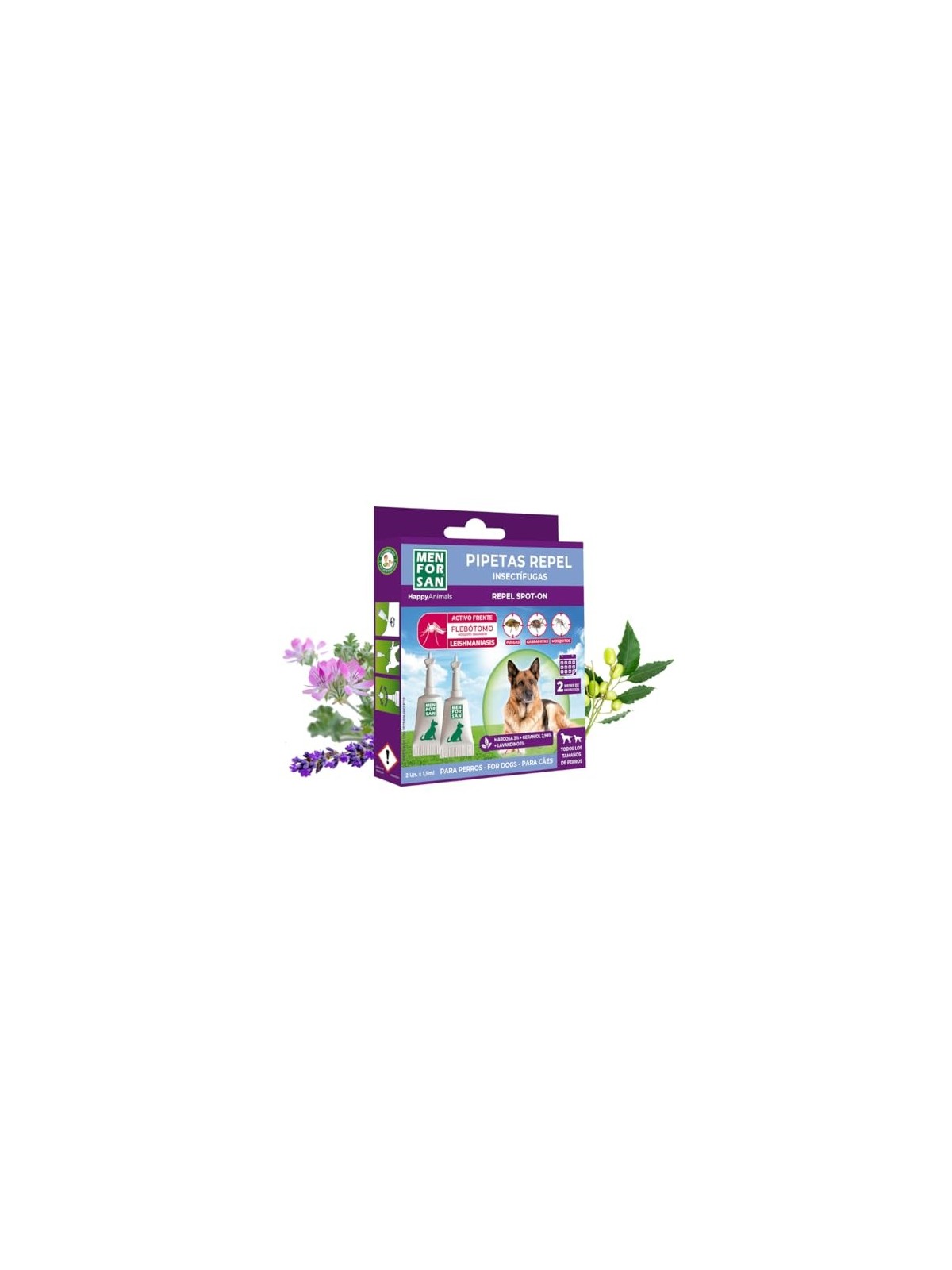 Men For San PIPETAS per cane antiinsetti 2 unit unisex