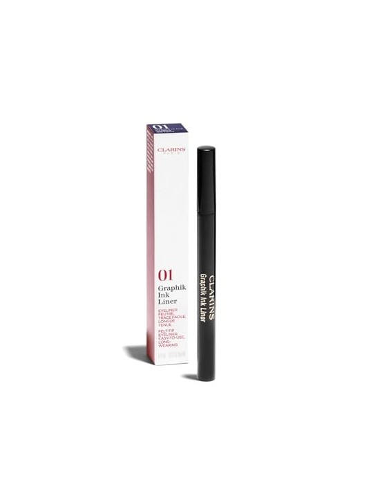 Clarins Graphic Ink Liner Eyeliner a lunga tenuta 04 ml donna 01 Intense Black