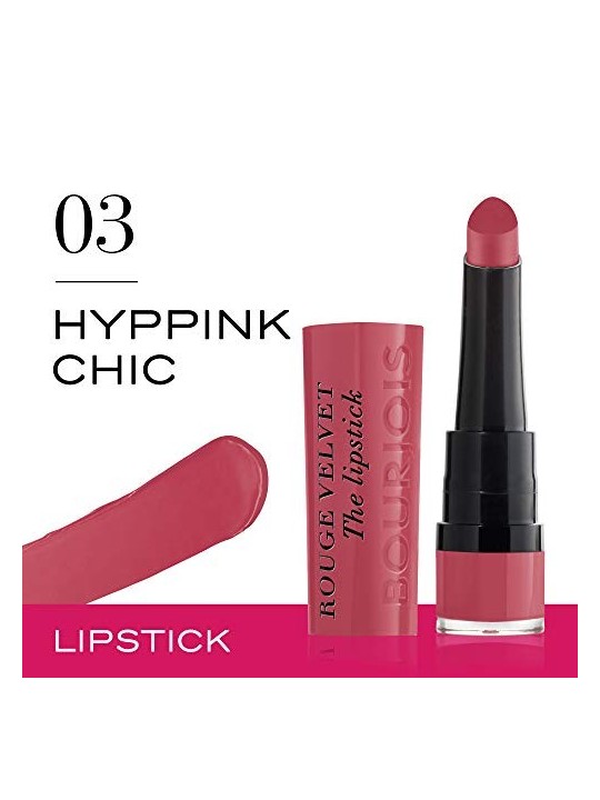 Rossetto Bourjois Rouge Velvet 03 Hyppink Chic