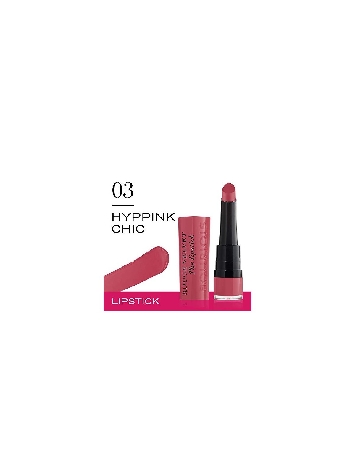 Rossetto Bourjois Rouge Velvet 03 Hyppink Chic