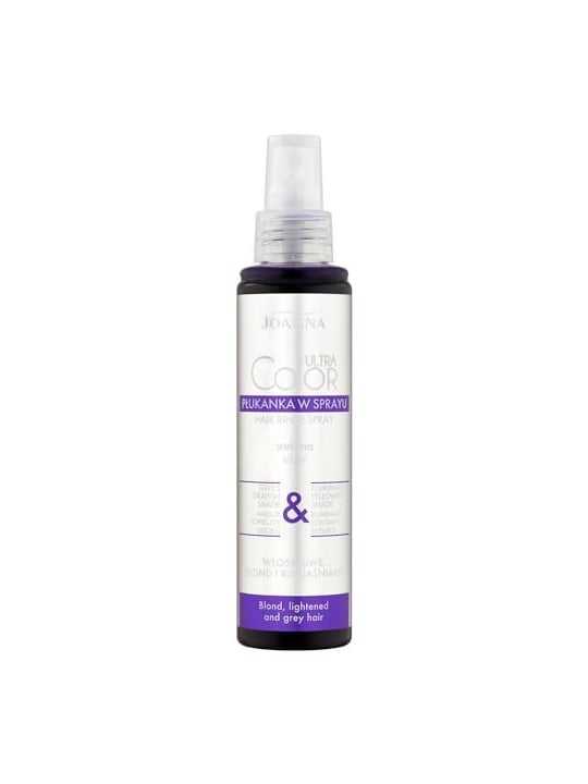 Spray risciacquo argento JOANNA Ultra Color System per capelli grigi 150ml