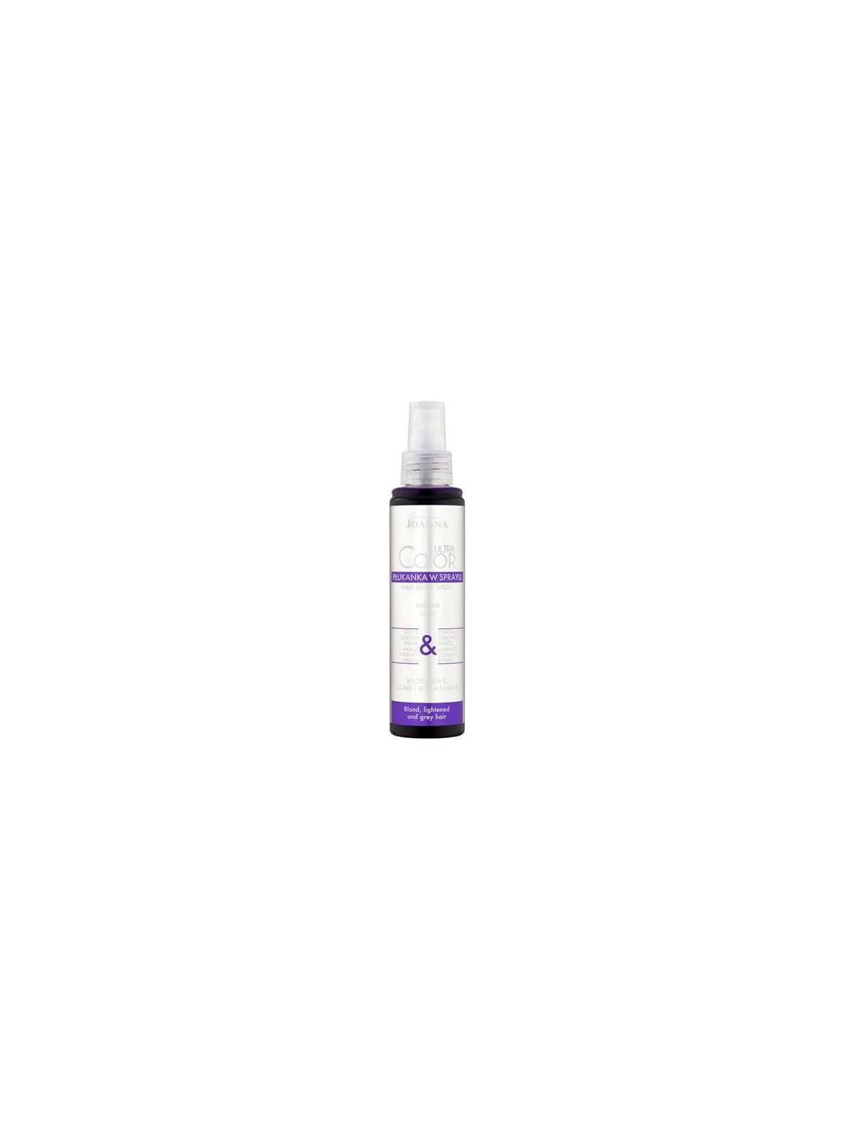 Spray risciacquo argento JOANNA Ultra Color System per capelli grigi 150ml