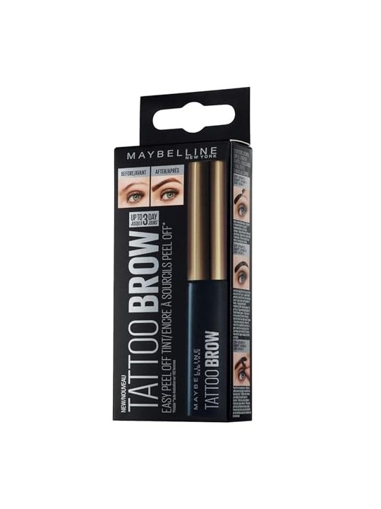 Maybelline Colore semipermanente delle sopracciglia Colore sopracciglia Tattoo Brow donna Medium Brown