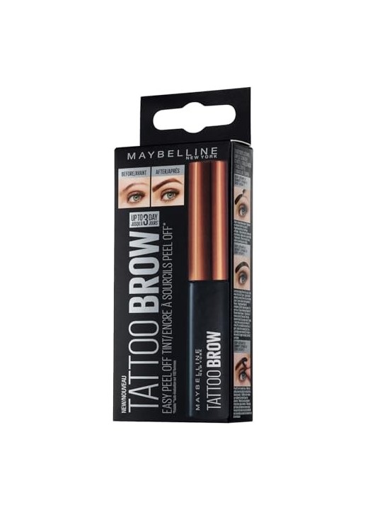 Maybelline Colore semipermanente delle sopracciglia Colore sopracciglia Tattoo Brow donna Light Brown