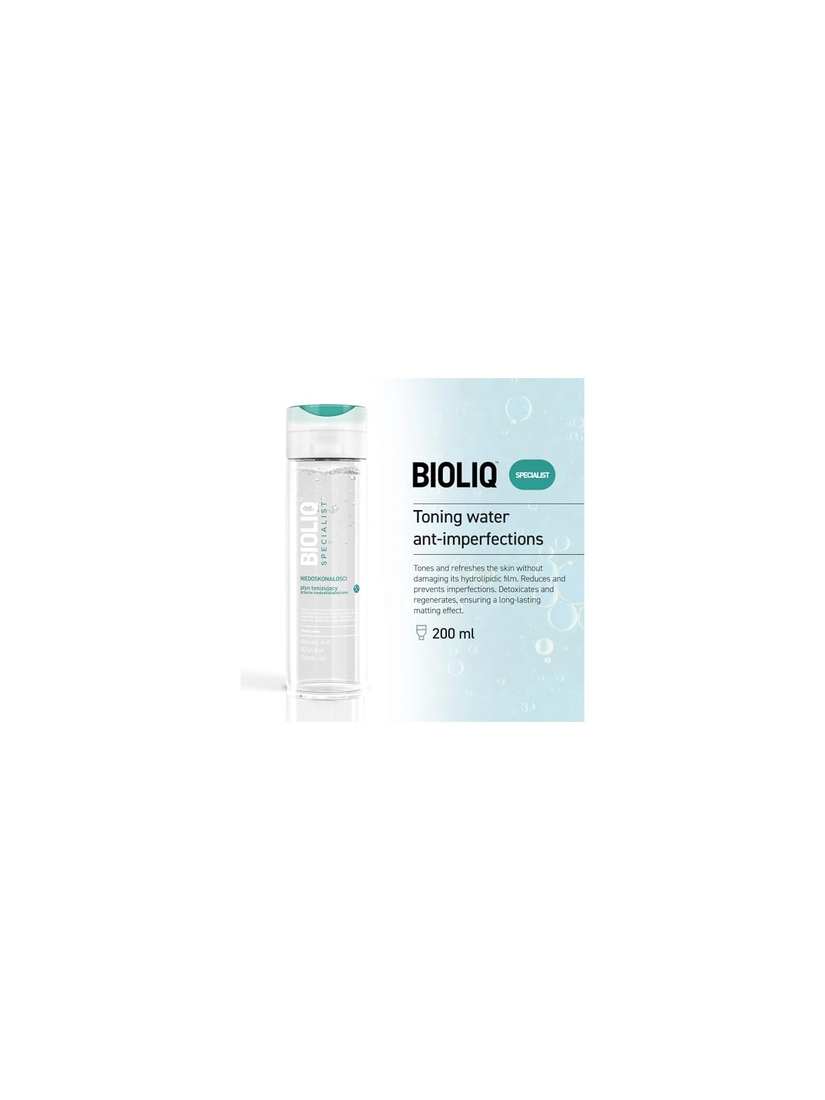 Fluido tonificante specialista contro le imperfezioni della pelle 200ml