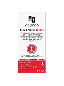 Emulsione specializzata per l'igiene intima AA Intymna Advanced Med
